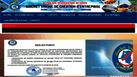What Guichetunique.cd website looked like in 2018 (5 years ago)