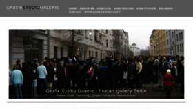 What Grafikstudiogalerie.de website looked like in 2018 (5 years ago)