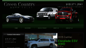 What Greencountryautosales.com website looked like in 2018 (5 years ago)