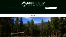 What Ghormleymeadow.org website looked like in 2018 (5 years ago)