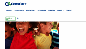 What Good-grief.org website looked like in 2018 (5 years ago)