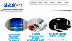 What Globalokna.pl website looked like in 2018 (5 years ago)