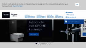 What Grohe.nl website looked like in 2018 (5 years ago)