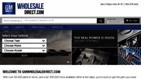 What Gmwholesaledirect.com website looked like in 2018 (5 years ago)
