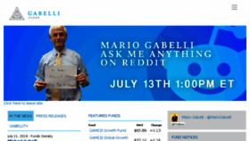 What Gabelli.com website looked like in 2018 (5 years ago)