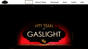 What Gaslighttheatre.org website looked like in 2018 (5 years ago)