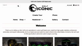 What Golficonic.com website looked like in 2018 (5 years ago)