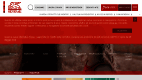 What Generali.it website looked like in 2018 (6 years ago)