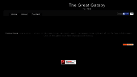 What Greatgatsbygame.com website looked like in 2018 (5 years ago)