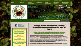 What Growbiointensive.org website looked like in 2018 (5 years ago)