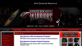 What Gnhwarriors.org website looked like in 2018 (5 years ago)
