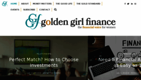 What Goldengirlfinance.com website looked like in 2018 (5 years ago)