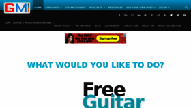 What Guitarandmusicinstitute.com website looked like in 2018 (5 years ago)