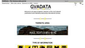 What Gvadata.ch website looked like in 2018 (7 years ago)