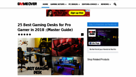 What Gaameover.com website looked like in 2018 (5 years ago)