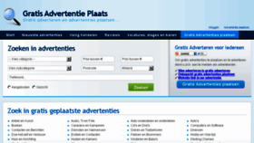 What Gratisadvertentieplaats.nl website looked like in 2018 (5 years ago)