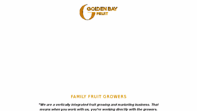 What Goldenbayfruit.com website looked like in 2018 (5 years ago)