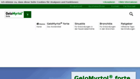 What Gelomyrtol.com website looked like in 2018 (5 years ago)