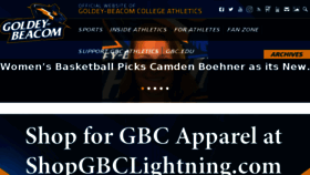 What Gbcathletics.com website looked like in 2018 (5 years ago)