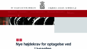 What Garderforeningerne.dk website looked like in 2018 (5 years ago)