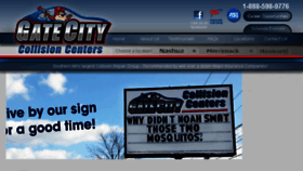 What Gatecitycollision.com website looked like in 2018 (5 years ago)