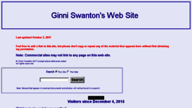 What Ginnisw.com website looked like in 2018 (5 years ago)