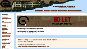 What Gytu.cz website looked like in 2018 (5 years ago)