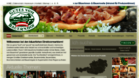 What Gutesvombauernhof.at website looked like in 2018 (5 years ago)