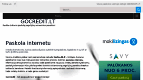 What Gocredit.lt website looked like in 2018 (5 years ago)
