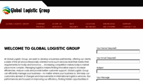 What Globallogisticgroup.com website looked like in 2018 (5 years ago)