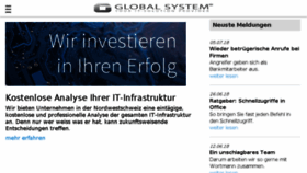 What Globalsystem.ch website looked like in 2018 (5 years ago)