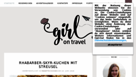 What Girlontravel.de website looked like in 2018 (5 years ago)