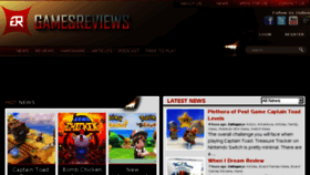 What Gamesreviews.com website looked like in 2018 (5 years ago)