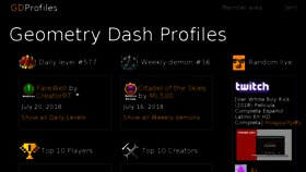What Gdprofiles.com website looked like in 2018 (5 years ago)