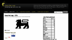 What Guessthelogo.blogspot.com website looked like in 2018 (5 years ago)