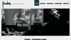 What Gineba.it website looked like in 2018 (5 years ago)