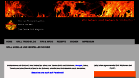 What Grillzeit.ch website looked like in 2018 (5 years ago)