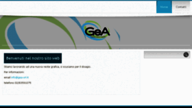 What Gea-srl.it website looked like in 2018 (5 years ago)