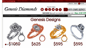 What Genesisdiamonds.net website looked like in 2018 (5 years ago)