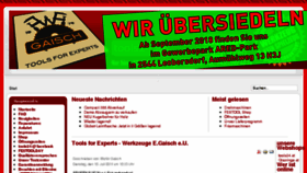 What Gaisch.at website looked like in 2018 (5 years ago)