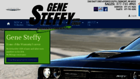 What Genesteffy.com website looked like in 2018 (5 years ago)