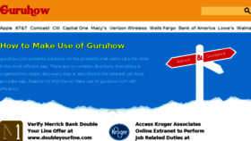 What Guruhow.com website looked like in 2018 (5 years ago)