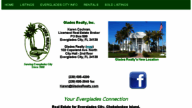 What Gladesrealty.com website looked like in 2018 (5 years ago)