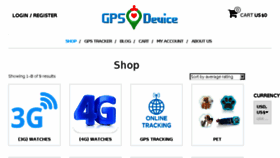 What Gpsmydevice.com website looked like in 2018 (5 years ago)