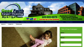 What Goodfaithcarpetcleaning.com website looked like in 2018 (5 years ago)