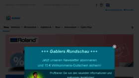 What Gabler24.de website looked like in 2018 (5 years ago)