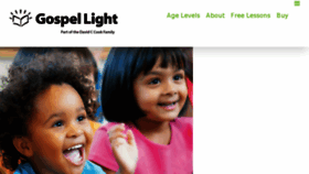 What Gospellight.com website looked like in 2018 (5 years ago)