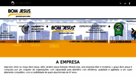 What Grupobomjesus.com.br website looked like in 2018 (5 years ago)