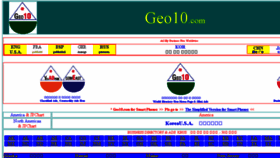 What Geo10.com website looked like in 2018 (5 years ago)