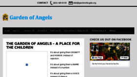 What Gardenofangels.org website looked like in 2018 (5 years ago)